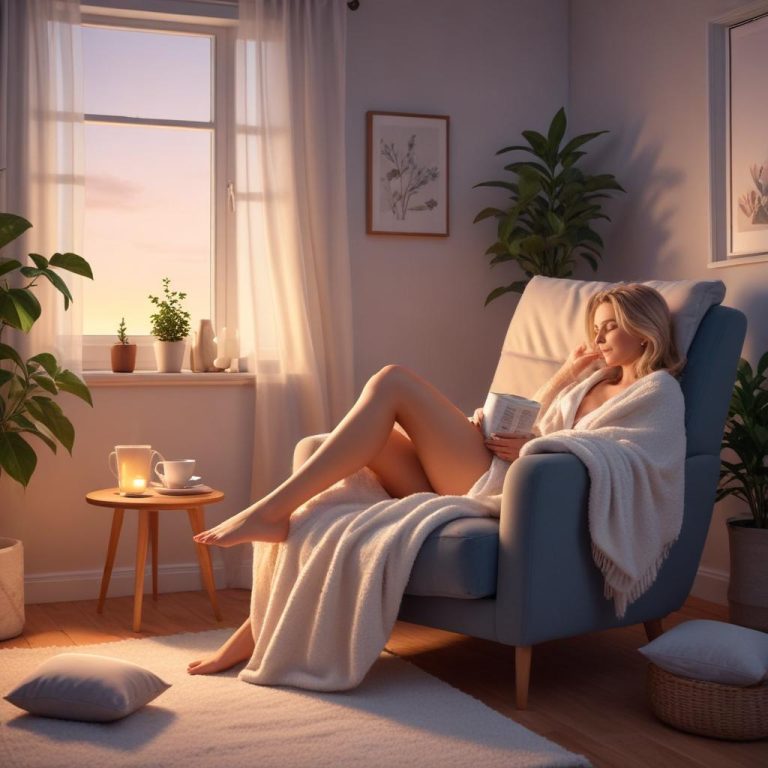 Routine serale per gambe leggere