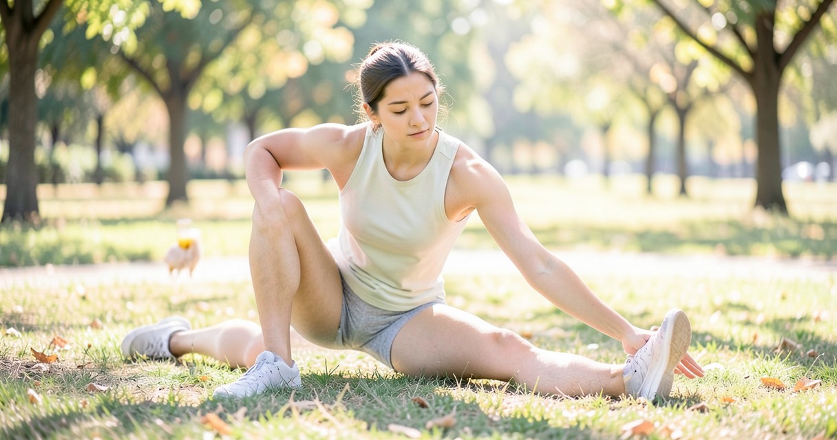 Consigli di stile di vita per ginocchia sane — Importanza del riscaldamento e dello stretching Consigli di stile di vita per ginocchia sane — Importanza del riscaldamento e dello stretching